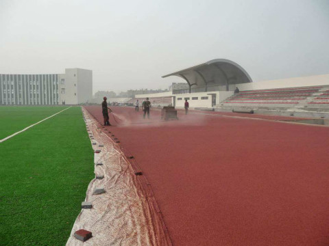 迎澤區塑膠跑道施工